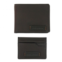 Hugo Boss Orange Gummy Black Wallet and Card Case 502703901