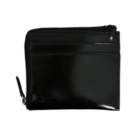 Il Bussetto Zip black leather wallet 11-045B
