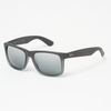 Justin Sunglasses - Silver Gradient Mirror Lenses