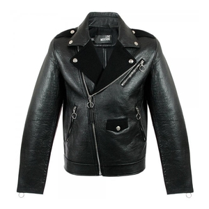 Love Moschino Perfecto Black Leather Jacket MH62180
