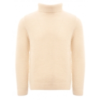Made In England Cable Knit Roll Neck