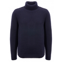Made In England Cable Knit Roll Neck
