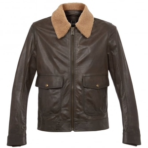 Mentmore Shearling-Trimmed Leather Jacket