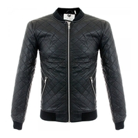 Minimum Boyce Black Quilted Bomber Jacket 10408016