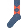 Neon King Argyle Socks