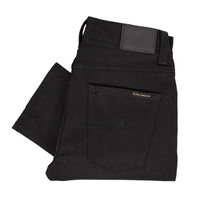 Nudie Jeans Grim Tim Black Ring Denim Jeans 111239