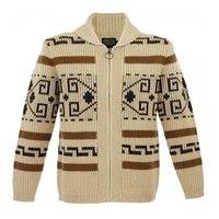 Pendleton Original Westerley "The Dude" Tan Wool Cardigan AF689-63897