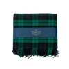 Pendleton Plaid 5th Avenue Throw Black Watch Green Blanket 71014