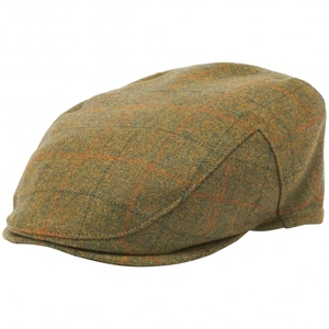 Plaid Wool Crieff Flat Cap