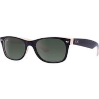 Ray Ban New Wayfarer Colour Mix Black/Light Brown Sunglasses 0RB2132-875