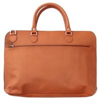 Sandqvist Dustin Cognac Brown Leather Briefcase SQA158