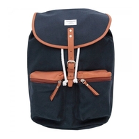 Sandqvist Roald Blue Canvas Backpack SQA431