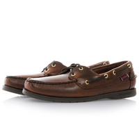 Sebago Brown Oiled Waxy Deck Shoes B75943