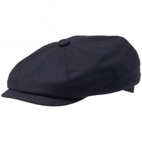 Silk Hatteras Newsboy cap