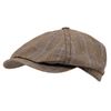 Stetson Brooklin Check Light Brown Newsboy Cap 6643403 162