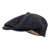 Stetson Hatteras Burbank Navy Wool Cap 6870901