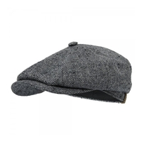 Stetson Hatteras Newsboy Herringbone Cap 6842501 331