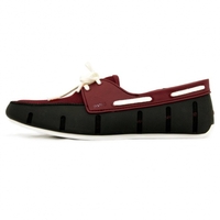 Swims Lace Loafer Black Burgundy Shoe 21212522