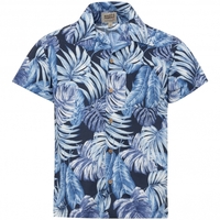 Tropical Leaves Aloha Shirt