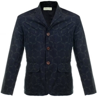 Universal Works Barra Large Tile Navy Blazer Jacket 14174