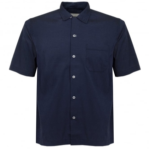Universal Works Roads Mambo Navy Shirt 16655