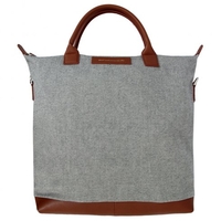 Want Les Essentiels De La Vie Ohare Checker Cognac Shopper Tote Bag ORD02