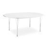 Super Elliptical Table white
