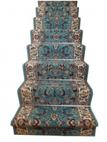 Persian - Light Blue Traditional Stair Carpet Runner