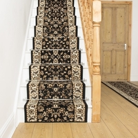 Persian Black Stair Runner
