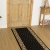 Pin Dot Black Hall Runner
