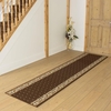 Pin Dot Brown Hall Runner