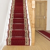 Pin Dot Red Stair Runner