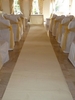 Plain - Cream Wedding Aisle Carpet Runner
