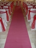 Plain - Pink Wedding Aisle Carpet Runner