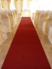Plain - Red Wedding Aisle Carpet Runner