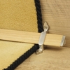 Tudor Satin Nickel Finish Light Wood Stair Carpet Runner Rods