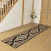 Turkesh Black Hall Runner