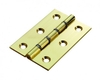 102 X 67 X 4mm Double Phosphor Bronze Washered Butt Hinge Polished/Lacquered