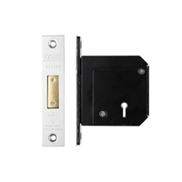 British Standard 5 Lever Deadlock - 80mm c/w Esc - Chubb Retro Fit 3G114