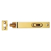 Carlisle Brass 102mm Slide Action Flush Bolt Polished Brass