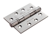 Carlisle Brass 102mm x 76mm x 3mm Ball Bearing Hinge - Grade 13 Satin Stainless Steel