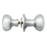 Carlisle Brass 51mm Rim Door Knob Satin Chrome