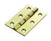 Carlisle Brass 75mm Double Phosphor Bronze Washered Butt Hinge Polished Brass