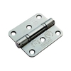 Carlisle Brass 76mm x 67mm x 2.5mm Ball Bearing Hinge - Grade 11 - Radius Satin Stainless Steel