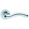 Carlisle Brass Designer Range Squiggle Door Handle on Rose Polished Chrome