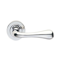 Carlisle Brass Designer Range Stella Door Handle on Rose Polished Chrome