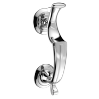 Carlisle Brass Doctor Door Knocker Satin Chrome