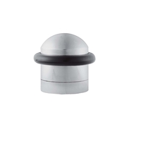 Carlisle Brass Domed Floor Door Stop Satin Chrome
