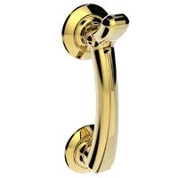Carlisle Brass Door Knocker on Rose Polished Brass