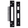 Carlisle Brass Easi-T Matt Black Forend Strike & Fixing Pack to Suit Architectural Sashlocks (BAS/ESS/LSS)